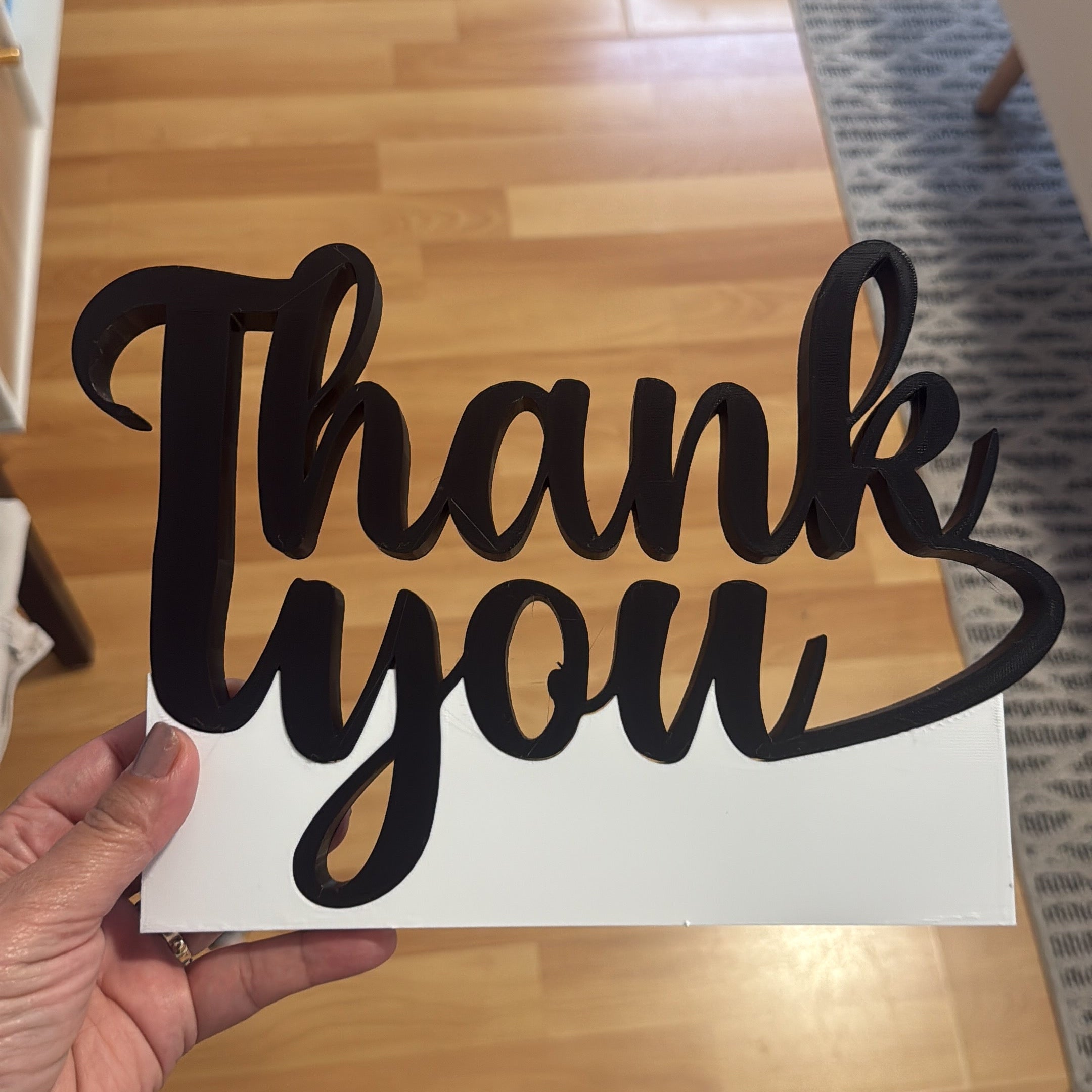 Letrero Thank You