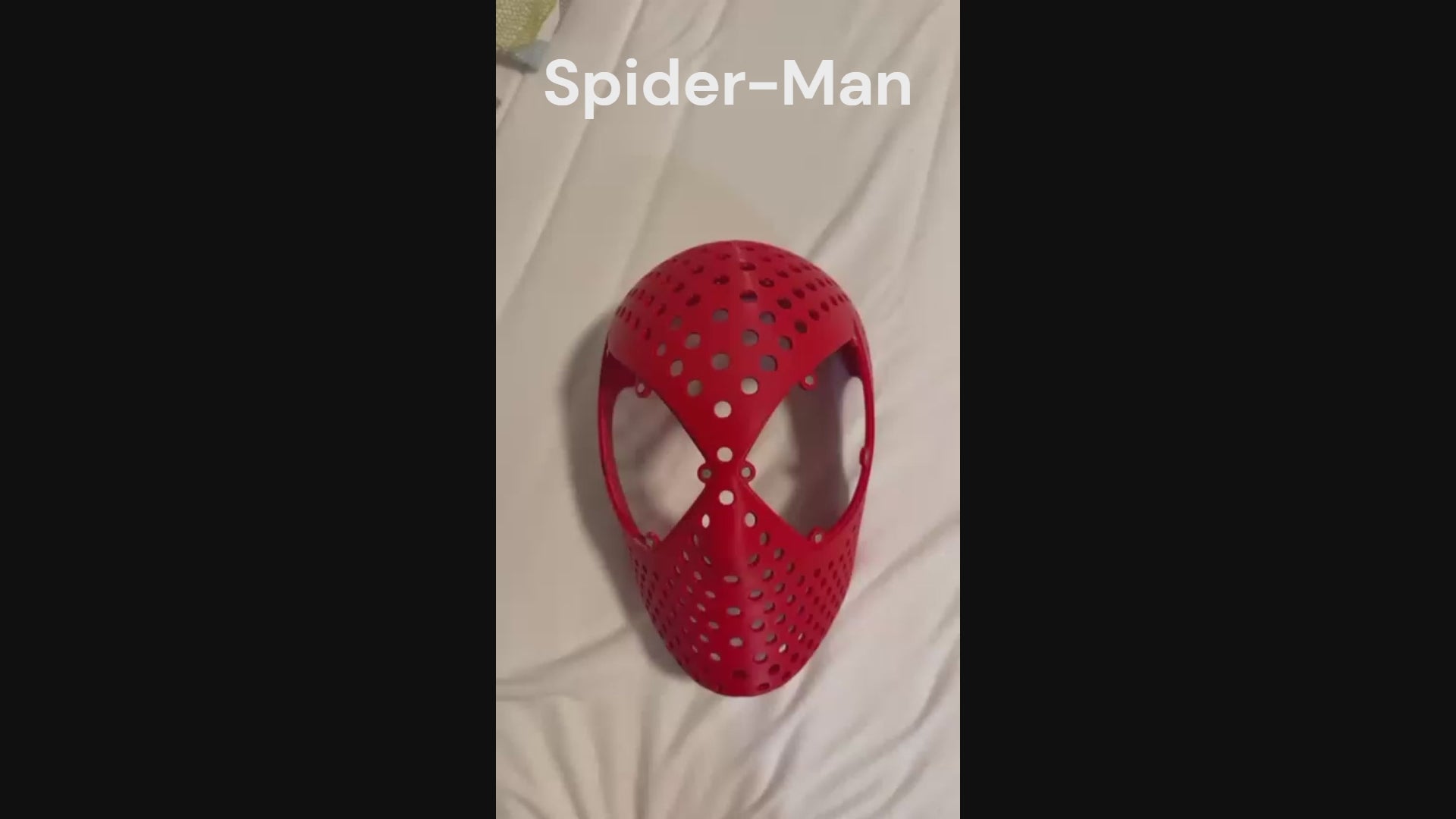 Spider-Man Face Shells with Lenses